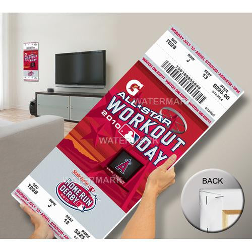 2010 MLB Home Run Derby Mega Ticket - Anaheim Angels