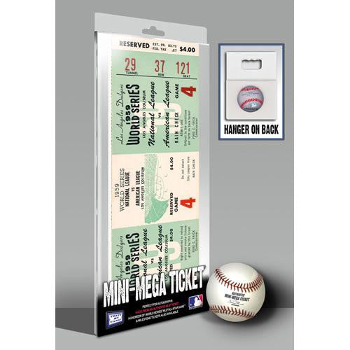 1959 World Series Mini-Mega Ticket - Los Angeles Dodgers