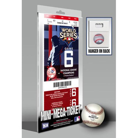 2009 World Series Mini-Mega Ticket - New York Yankees