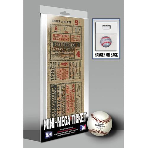 1936 World Series Mini-Mega Ticket - New York Yankees
