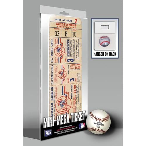 1952 World Series Mini-Mega Ticket - New York Yankees