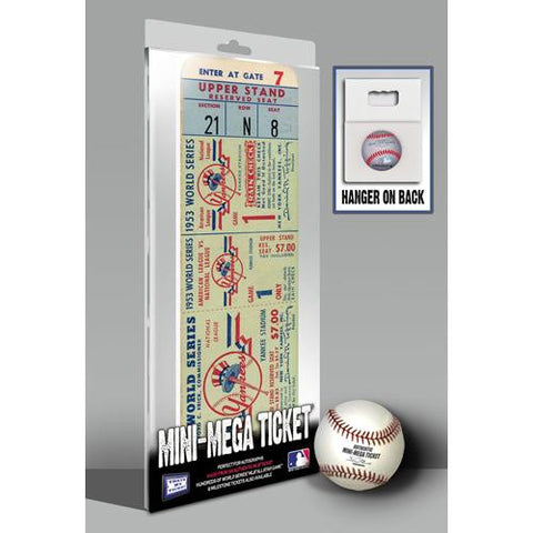 1953 World Series Mini-Mega Ticket - New York Yankees
