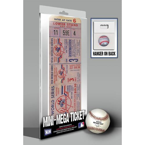 1958 World Series Mini-Mega Ticket - New York Yankees