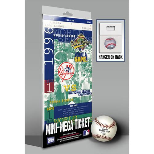 1996 World Series Mini-Mega Ticket - New York Yankees