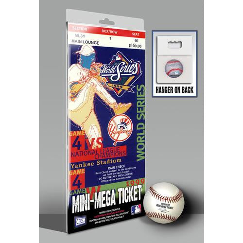 1999 World Series Mini-Mega Ticket - New York Yankees