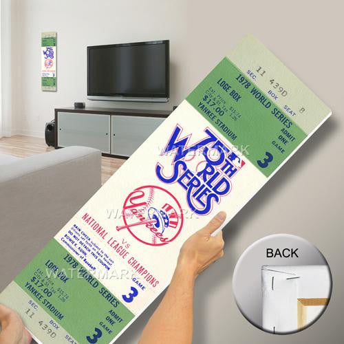 1978 World Series Mega Ticket - New York Yankees