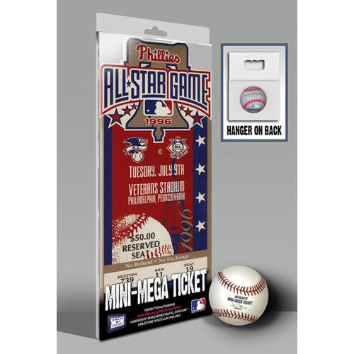 1996 MLB All-Star Game Mini-Mega Ticket - Philadelphia Phillies