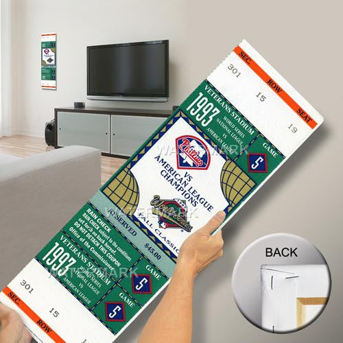 1993 World Series Mega Ticket - Philadelphia Phillies