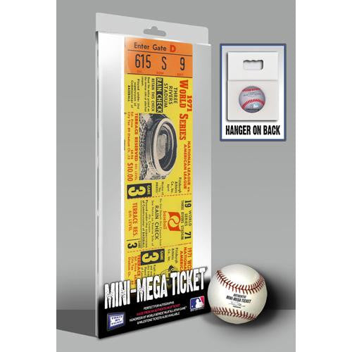 1971 World Series Mini-Mega Ticket - Pittsburgh Pirates