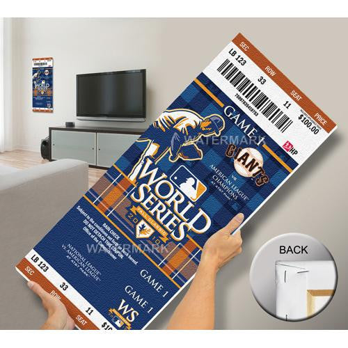 2010 World Series Mega Ticket - San Francisco Giants