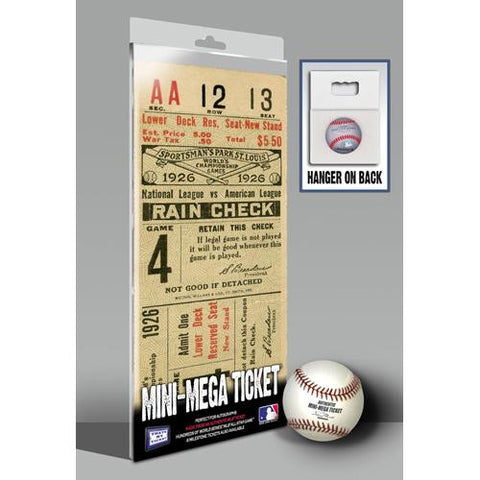 1926 World Series Mini-Mega Ticket - St Louis Cardinals