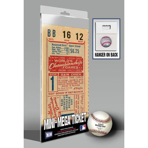 1944 World Series Mini-Mega Ticket - St Louis Cardinals