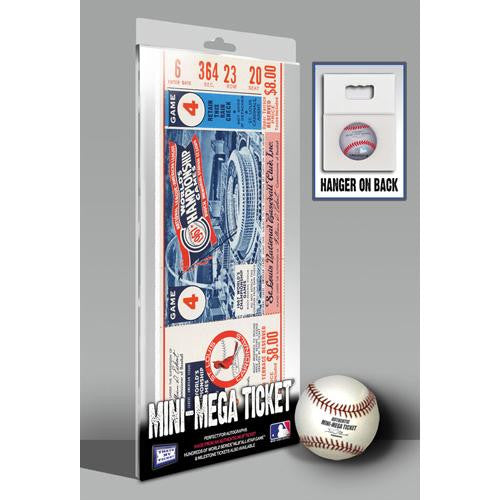 1967 World Series Mini-Mega Ticket - St Louis Cardinals