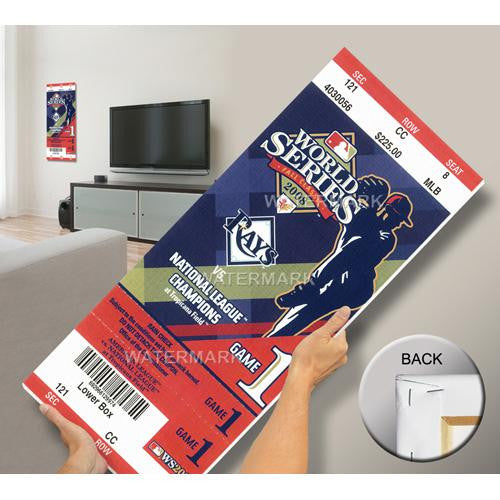 2008 World Series Mega Ticket - Tampa Bay Rays (First World Series)