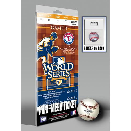 2010 World Series Mini-Mega Ticket - Texas Rangers