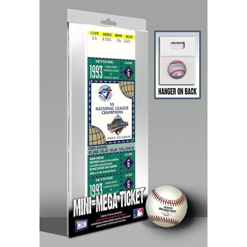 1993 World Series Mini-Mega Ticket - Toronto Blue Jays