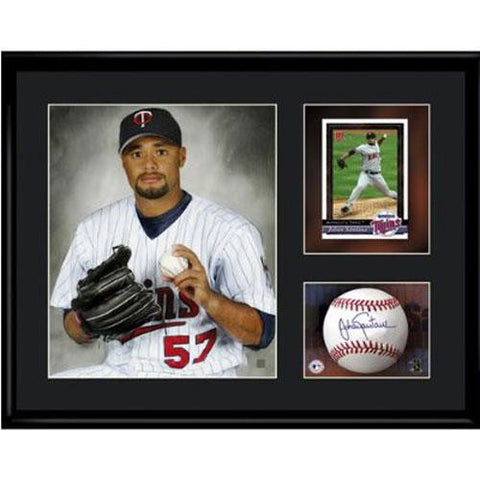 Minnesota Twins MLB Johan Santana- Limited Edition Toon Collectible With Facsimile Signature.