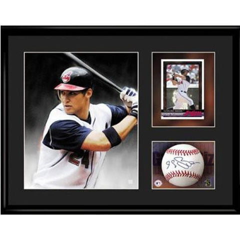 Cleveland Indians MLB Grady Sizemore Limited Edition Lithograph With Facsimile Signature