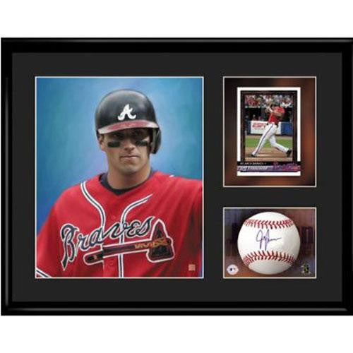 Atlanta Braves MLB Jeff Francouer Toon Collectible With Facsimile Signature