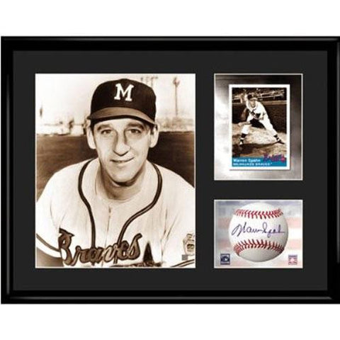 Atlanta Braves MLB Warren Spahn Toon Collectible With Facsimile Signature