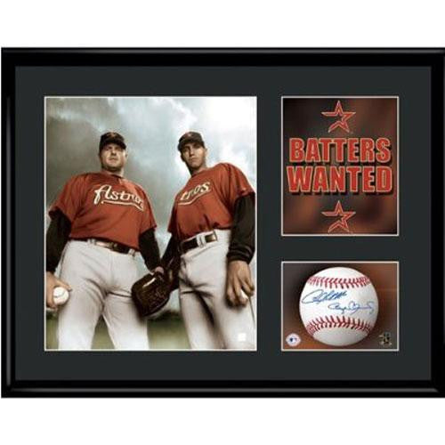 Houston Astros MLB Batters Wanted - Clemens & Pettite Limited Edition With Facsimile Signatures