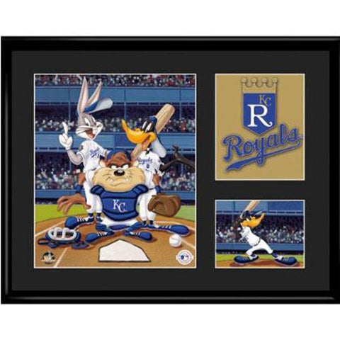 Kansas City Royals MLB Limited Edition Lithograph Featuring The Looney Tunes As Kansas City Royals