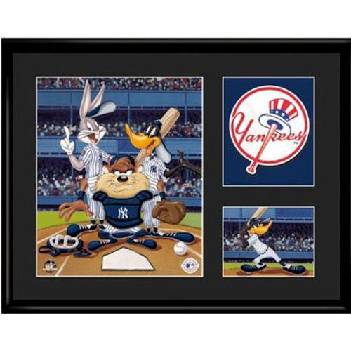 New York Yankees MLB Limited Edition Lithograph Featuring The Looney Tunes As New York Yankees