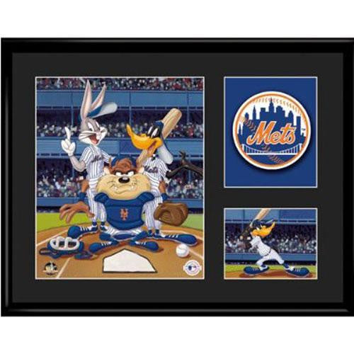 New York Mets MLB Limited Edition Lithograph Featuring The Looney Tunes As New York Mets