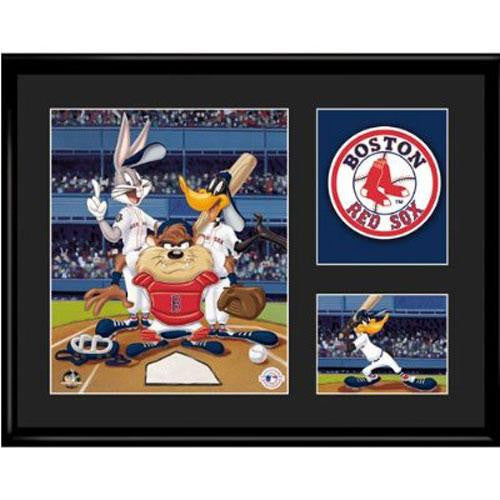 Boston Red Sox MLB Limited Edition Lithograph Featuring The Looney Tunes As Boston Red Sox's