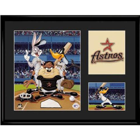 Houston Astros MLB Limited Edition Lithograph Featuring The Looney Tunes As Houston Astros