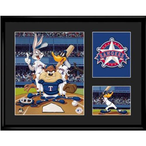 Texas Rangers MLB Limited Edition Lithograph Featuring The Looney Tunes As Texas Rangers