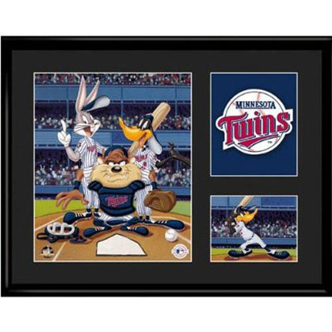 Minnesota Twins MLB Limited Edition Lithograph Featuring The Looney Tunes As Minnesota Twins