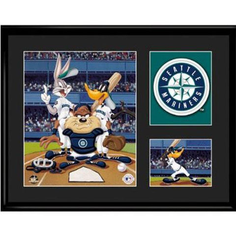 Seattle Mariners MLB Limited Edition Lithograph Featuring The Looney Tunes As Seattle Mariners