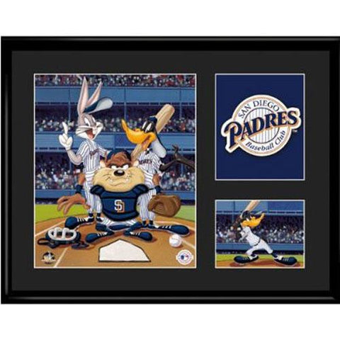 San Diego Padres MLB Limited Edition Lithograph Featuring The Looney Tunes As San Diego Padres
