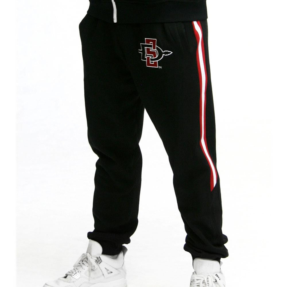 San Diego State Aztecs NCAA Mens Jogger Pant (Black) (Medium)