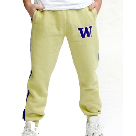 Washington Huskies NCAA Mens Jogger Pant (Gold) (Large)