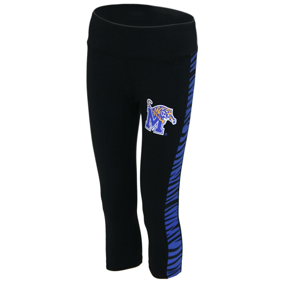 Memphis Tigers NCAA Womens Yoga Pant (Black) (Large)