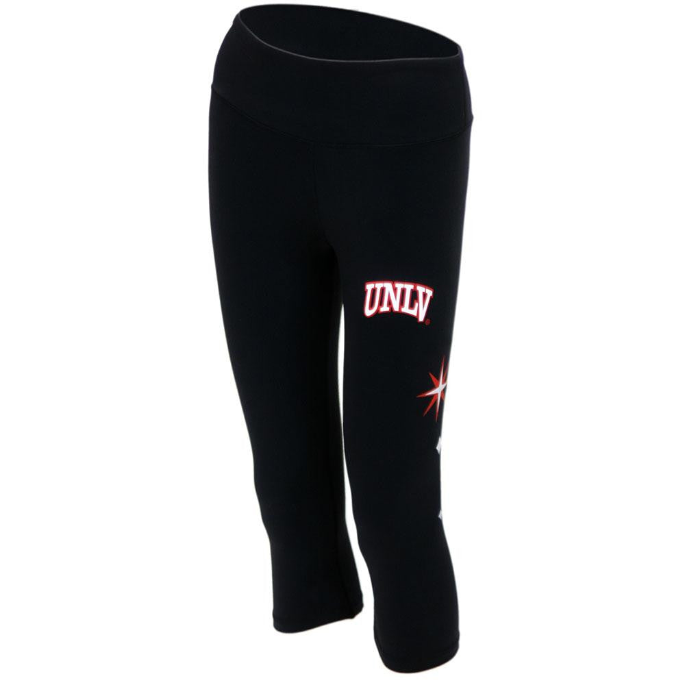 UNLV Runnin Rebels NCAA Womens Yoga Pant (Black) (Medium)