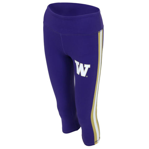 Washington Huskies NCAA Womens Yoga Pant (Purple) (Large)