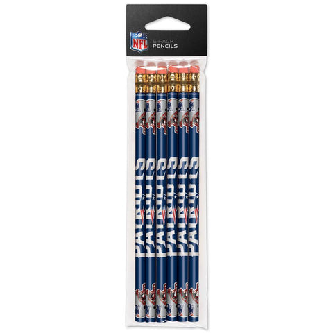 New England Patriots NFL Pencil 6-pack