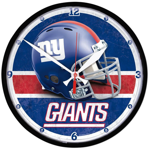 New York Giants NFL Round Wall Clock