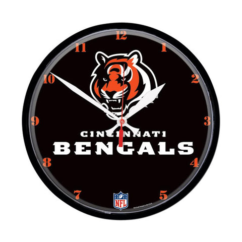 Cincinnati Bengals NFL Round Wall Clock