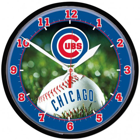 Chicago Cubs MLB Round Wall Clock
