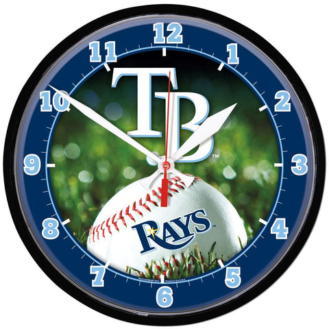 Tampa Bay Rays MLB Round Wall Clock