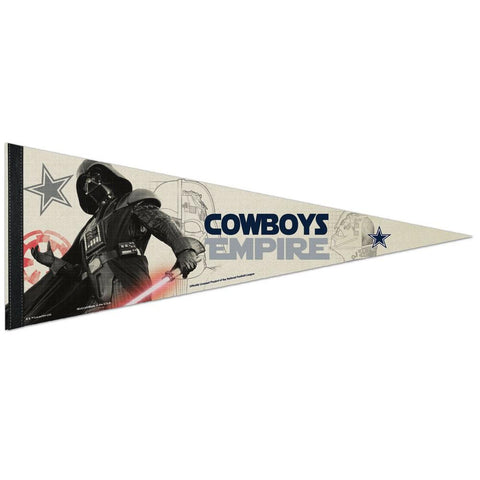 Dallas Cowboys NFL Star Wars Darth Vader Premium Pennant (12in. x 30in.)
