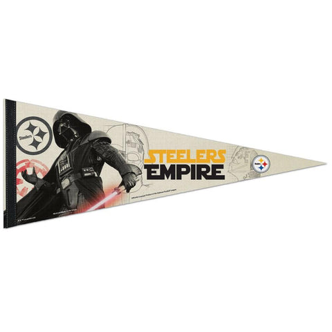 Pittsburgh Steelers NFL Star Wars Darth Vader Premium Pennant (12in. x 30in.)