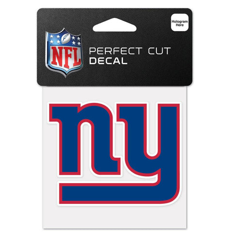 New York Giants NFL Perfect Cut Color Decal 4 x 4