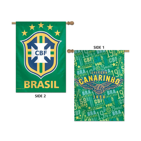 CBF Brasil Premium 2-Sided Vertical Flag (28x40)