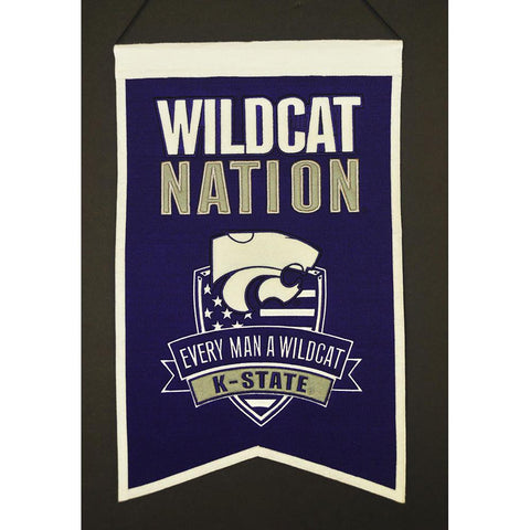 Kansas State Wildcats NCAA Nations Banner (15x20)