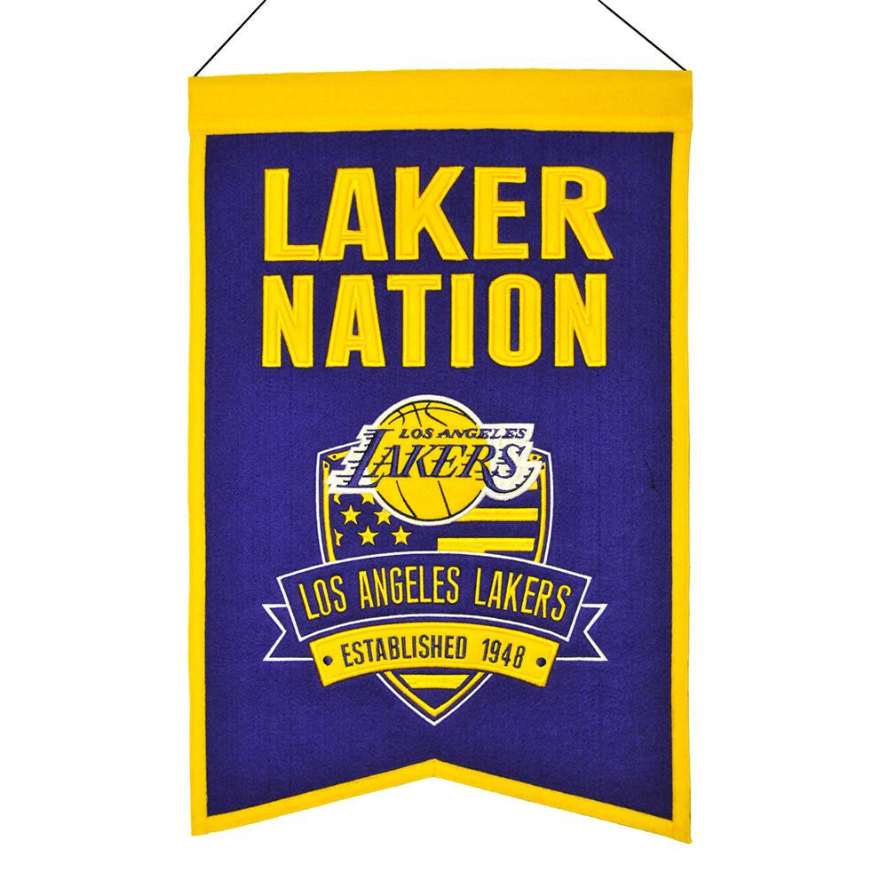 Los Angeles Lakers NBA Nations Banner (15x20)